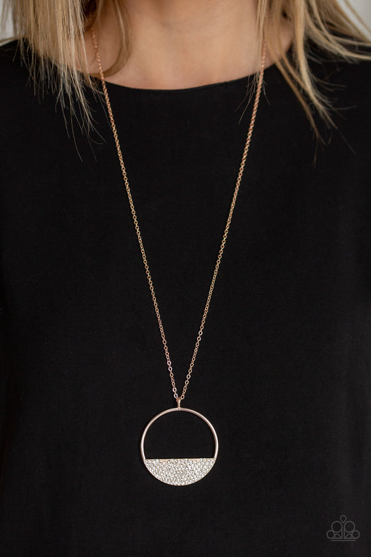 Paparazzi Accessories Bet Your Bottom Dollar - Rose Gold Necklaces - Lady T Accessories