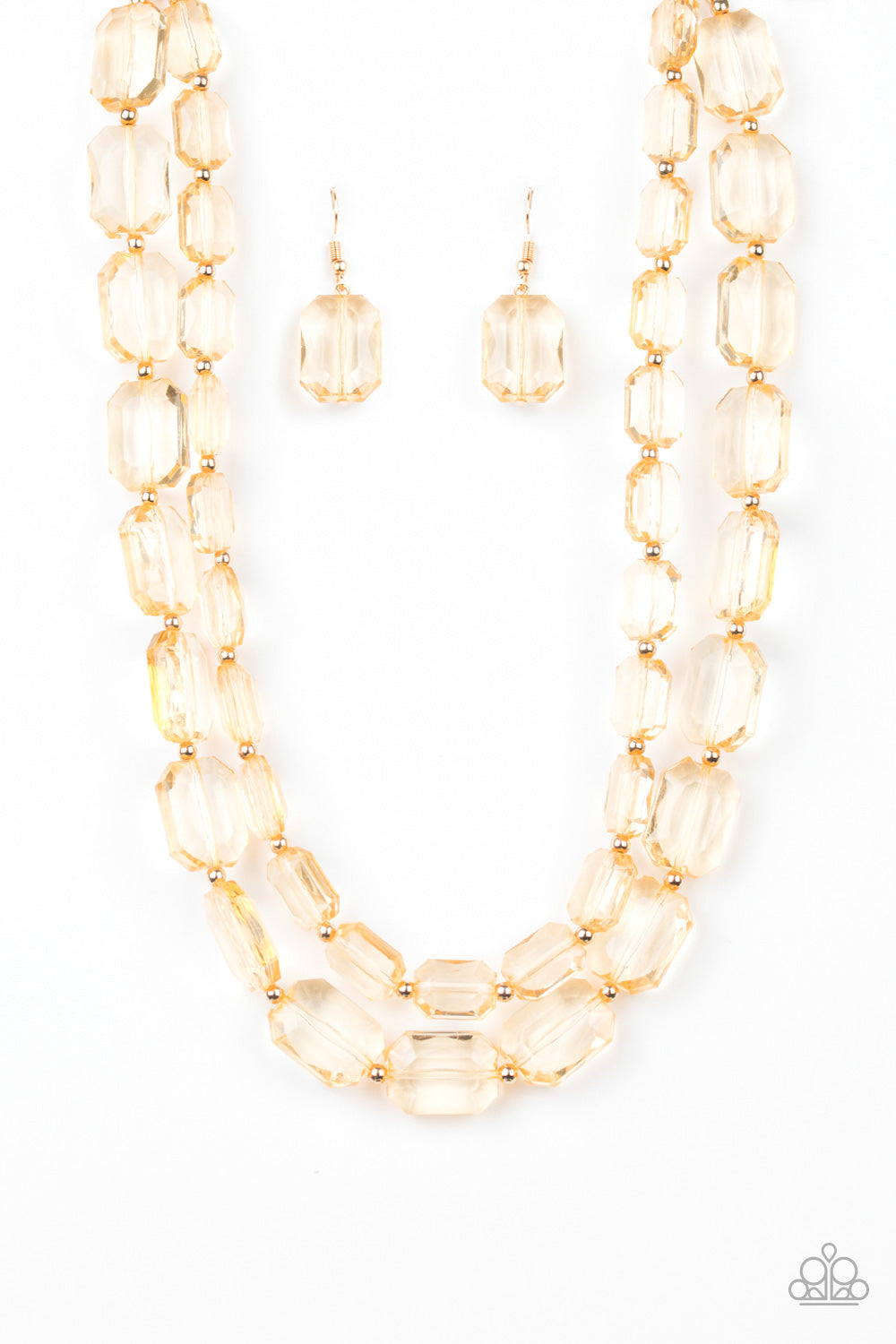 Paparazzi Accessories Ice Bank - Gold Necklaces - Lady T Accessories