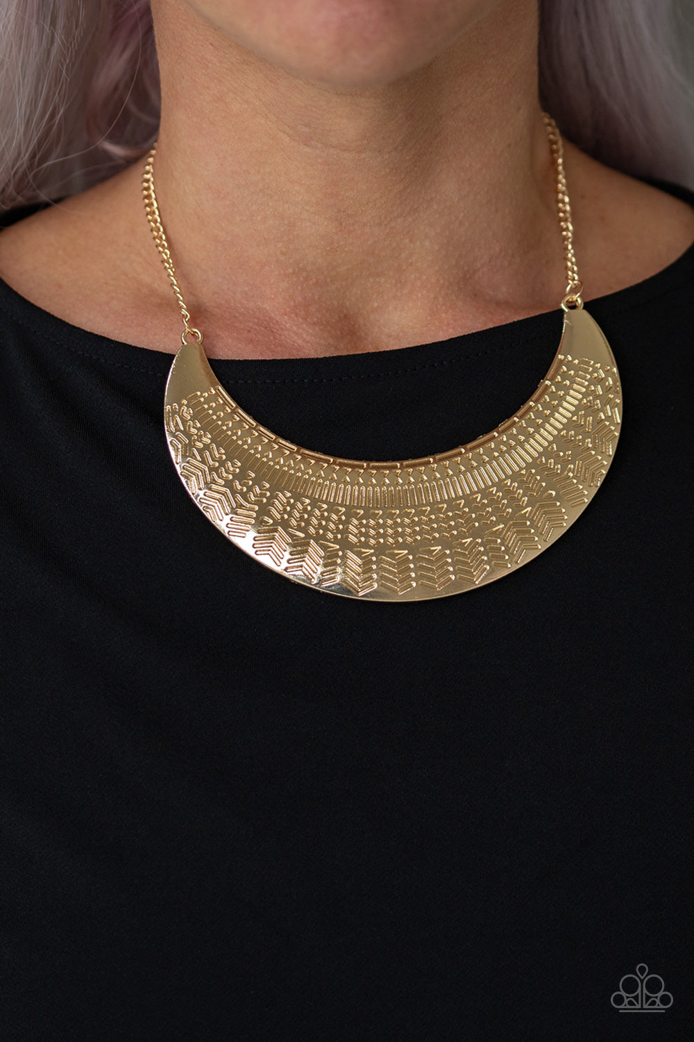 Paparazzi Accessories - Large as Life - Gold Necklaces Lady T Accessories Paparazzi Accessories - Large as Life - Gold Necklaces Lady T Accessories