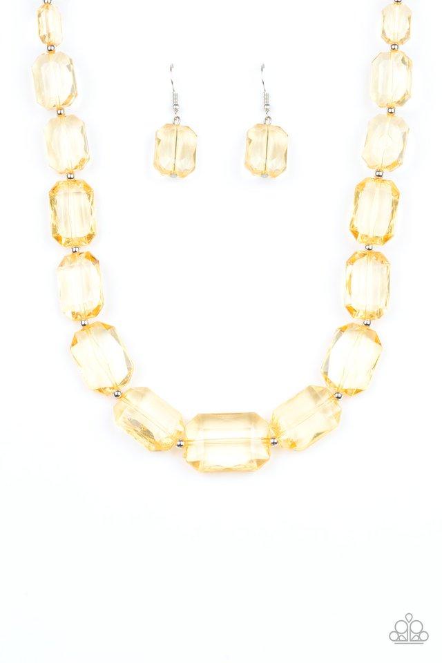 Paparazzi Accessories Ice Versa - Yellow NecklacesÂ