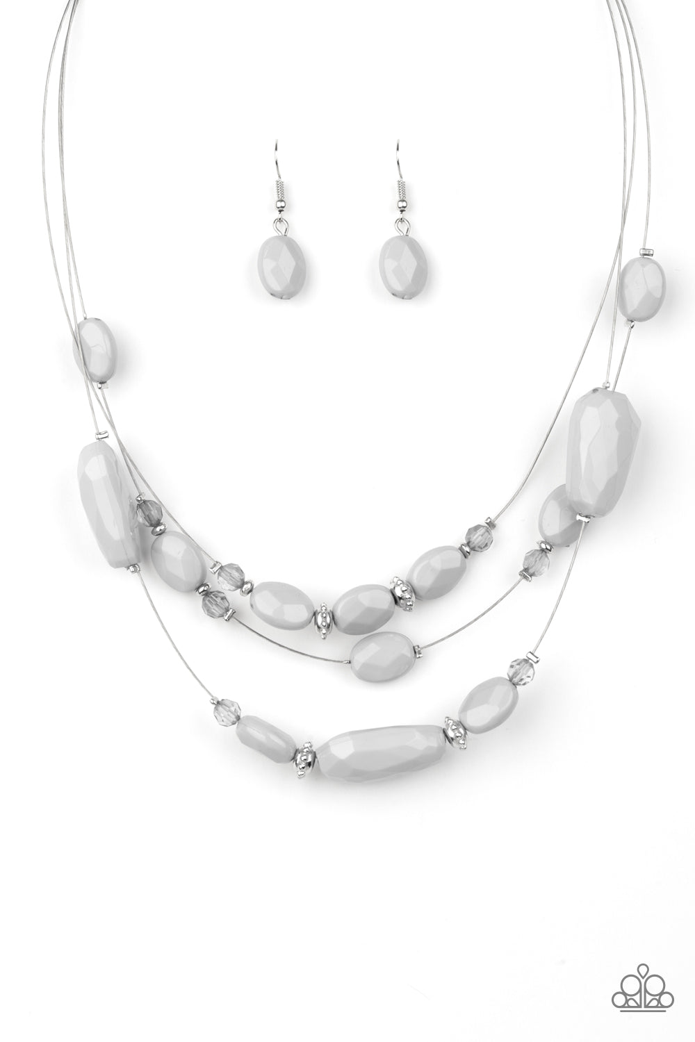 Paparazzi Accessories Radiant Reflections - Silver Necklaces - Lady T Accessories