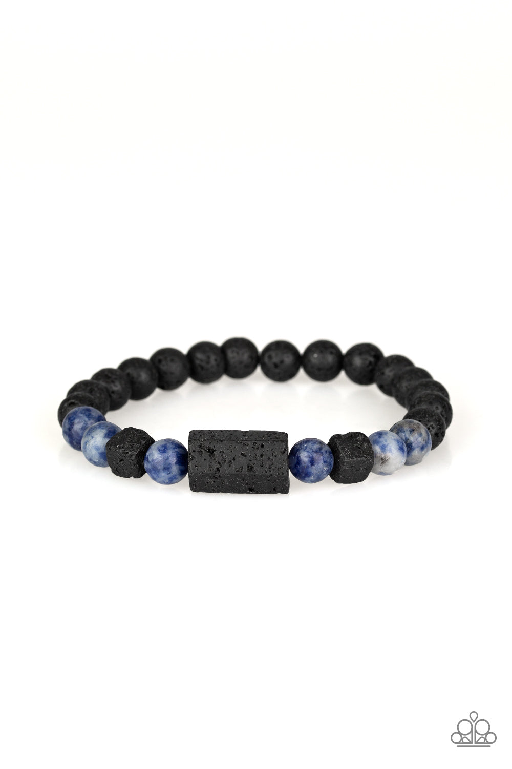 Paparazzi Accessories Zenned Out - Blue Urban Bracelets - Lady T Accessories