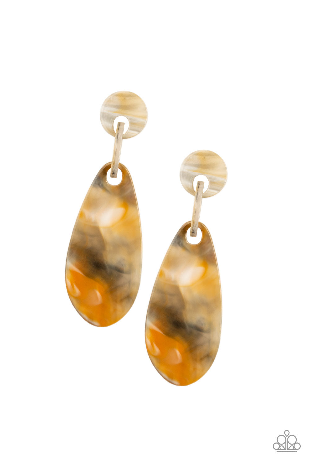 Paparazzi Accessories A HAUTE Commodity - Yellow Earrings - Lady T Accessories