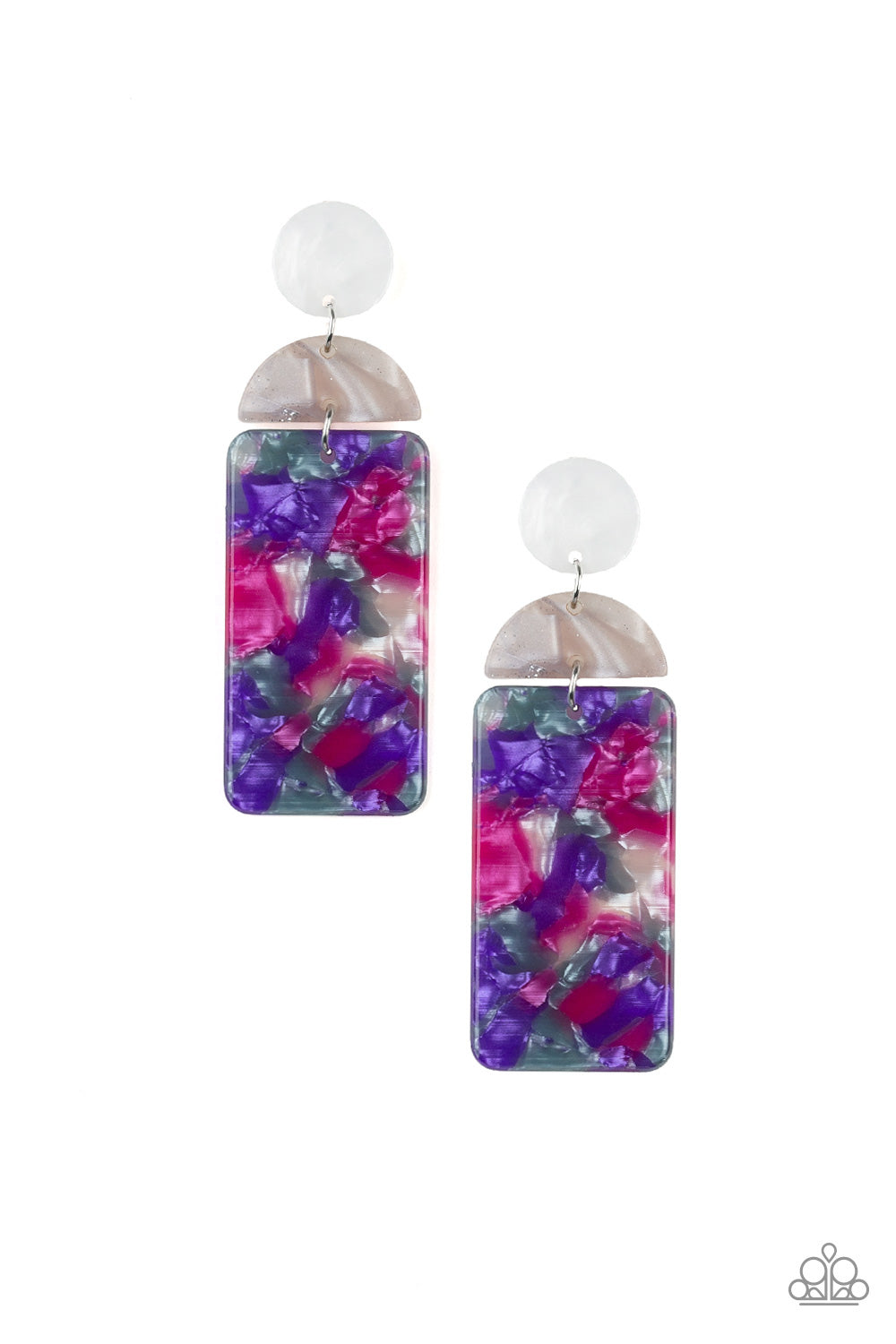 Paparazzi Accessories HAUTE on Their Heels - Purple Earrings - Lady T Accessories
