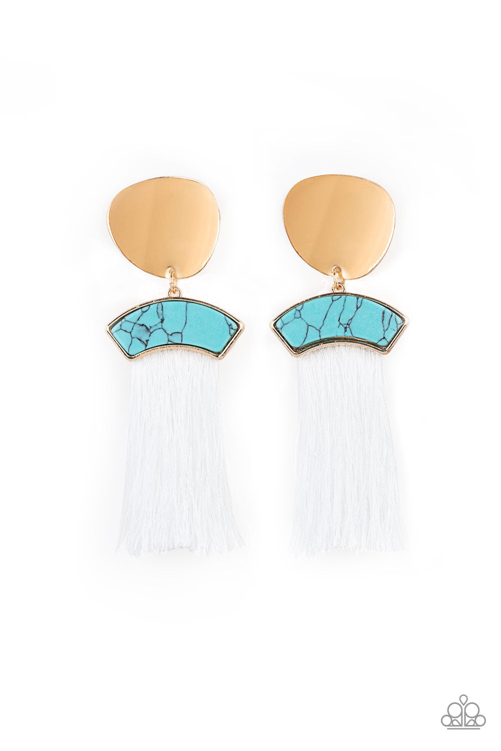Paparazzi Accessories Insta Inca - Blue Earrings - Lady T Accessories