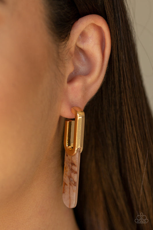 Paparazzi Accessoriea HAUTE Off The Press - Multi Hoop Earrings - Lady T Accessories
