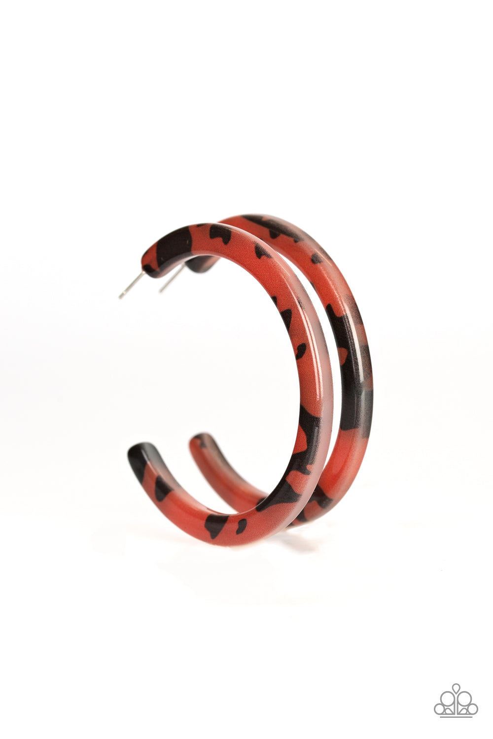 Paparazzi Accessories HAUTE-Blooded - Brown Earrings - Lady T Accessories