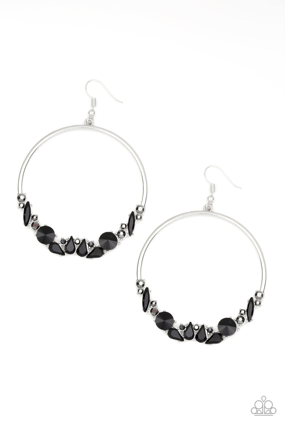 Paparazzi Accessories Business Casual - Black Earrings - Lady T Accessories