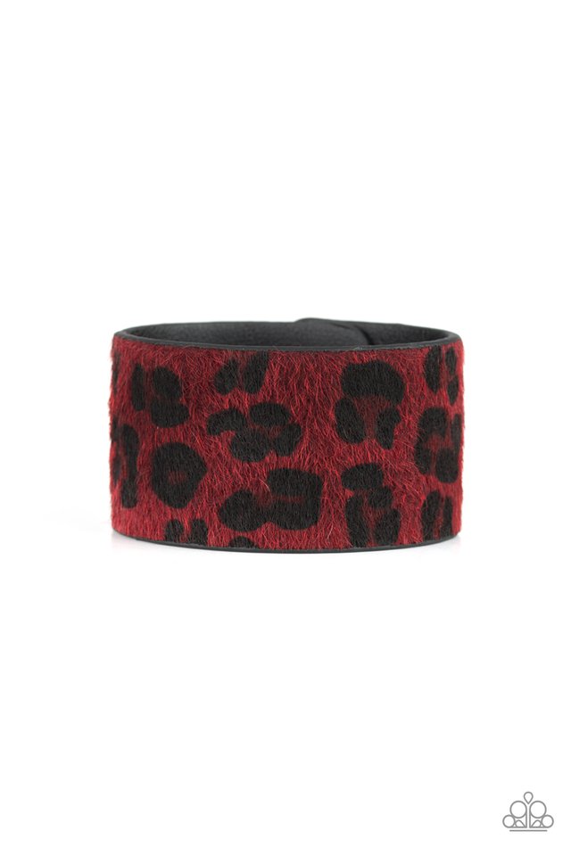 Paparazzi Accessories Cheetah Cabana - Red Bracelets - Lady T Accessories