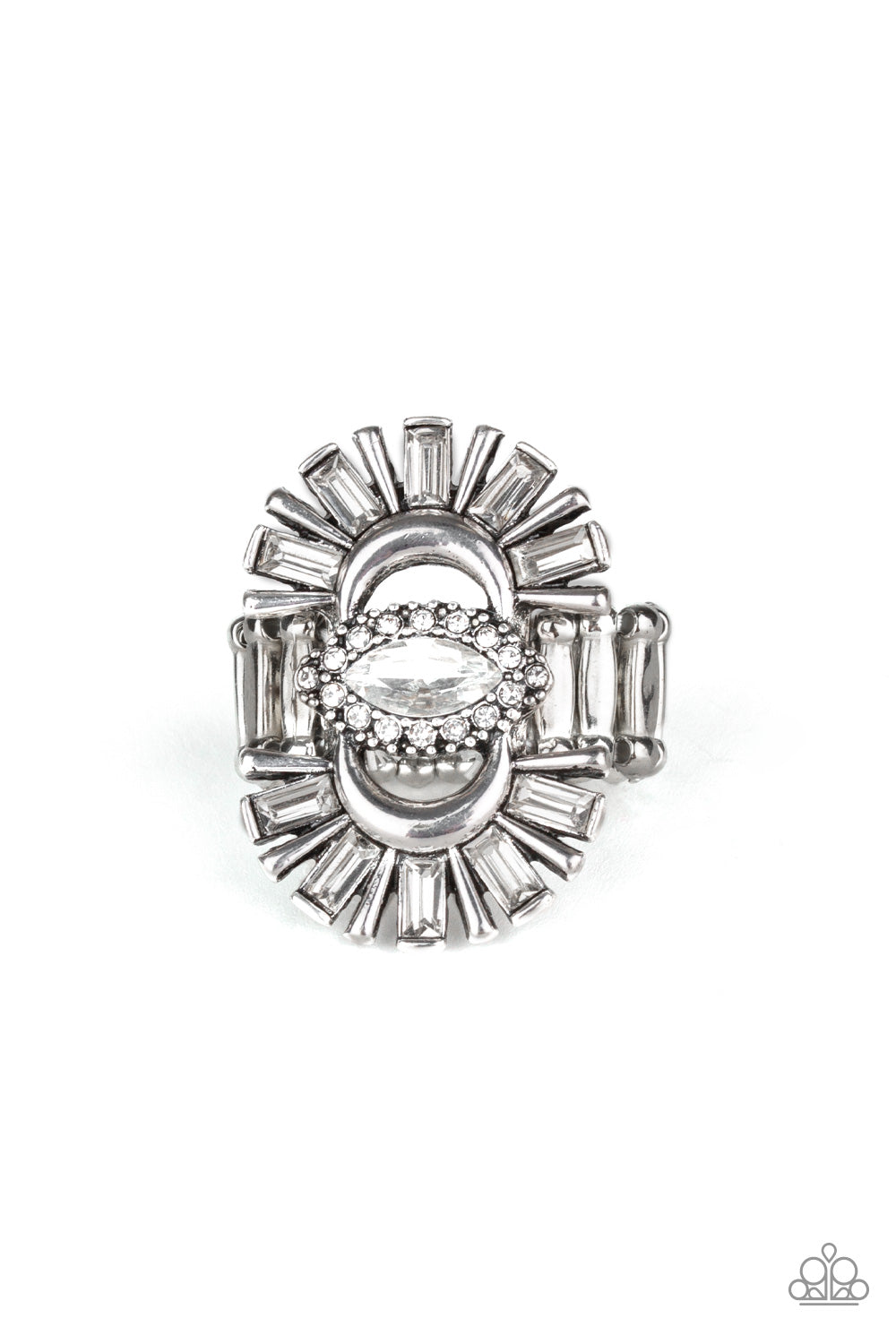 Paparazzi Accessories Deco Diva - White Rings - Lady T Accessories