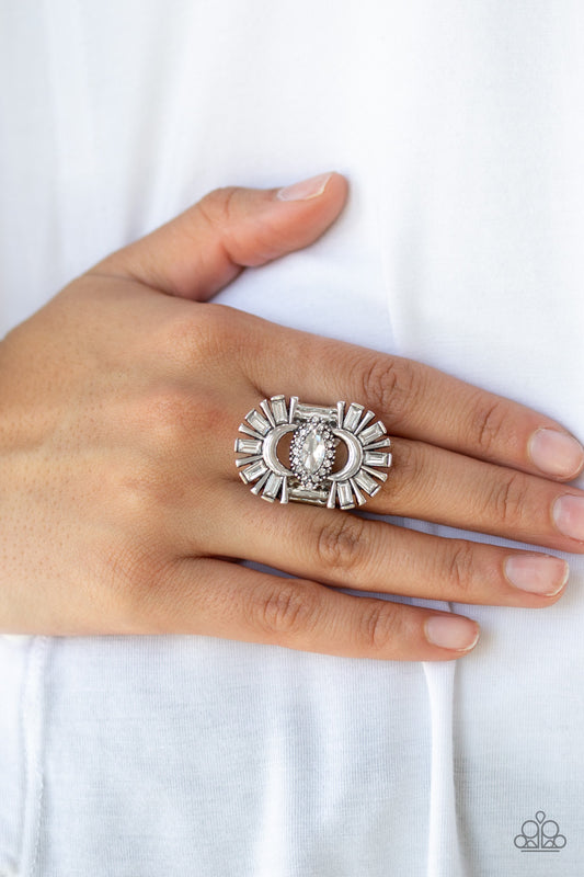 Paparazzi Accessories Deco Diva - White Rings - Lady T Accessories