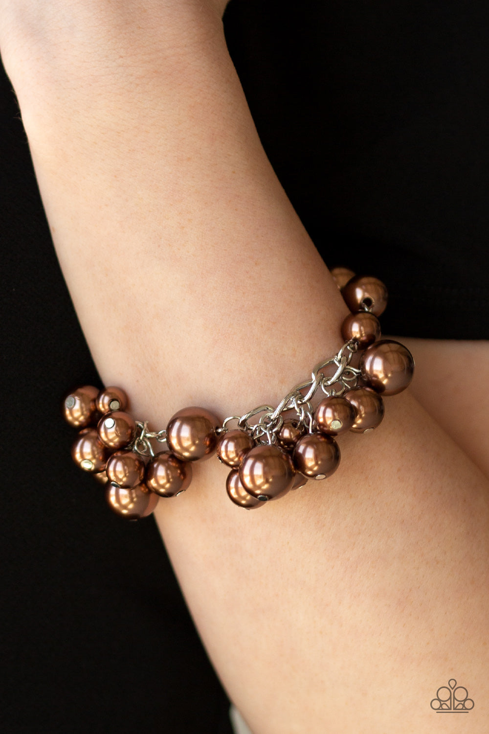 Paparazzi Accessories Girls in Pearls - Brown Bracelets - Lady T Accessories