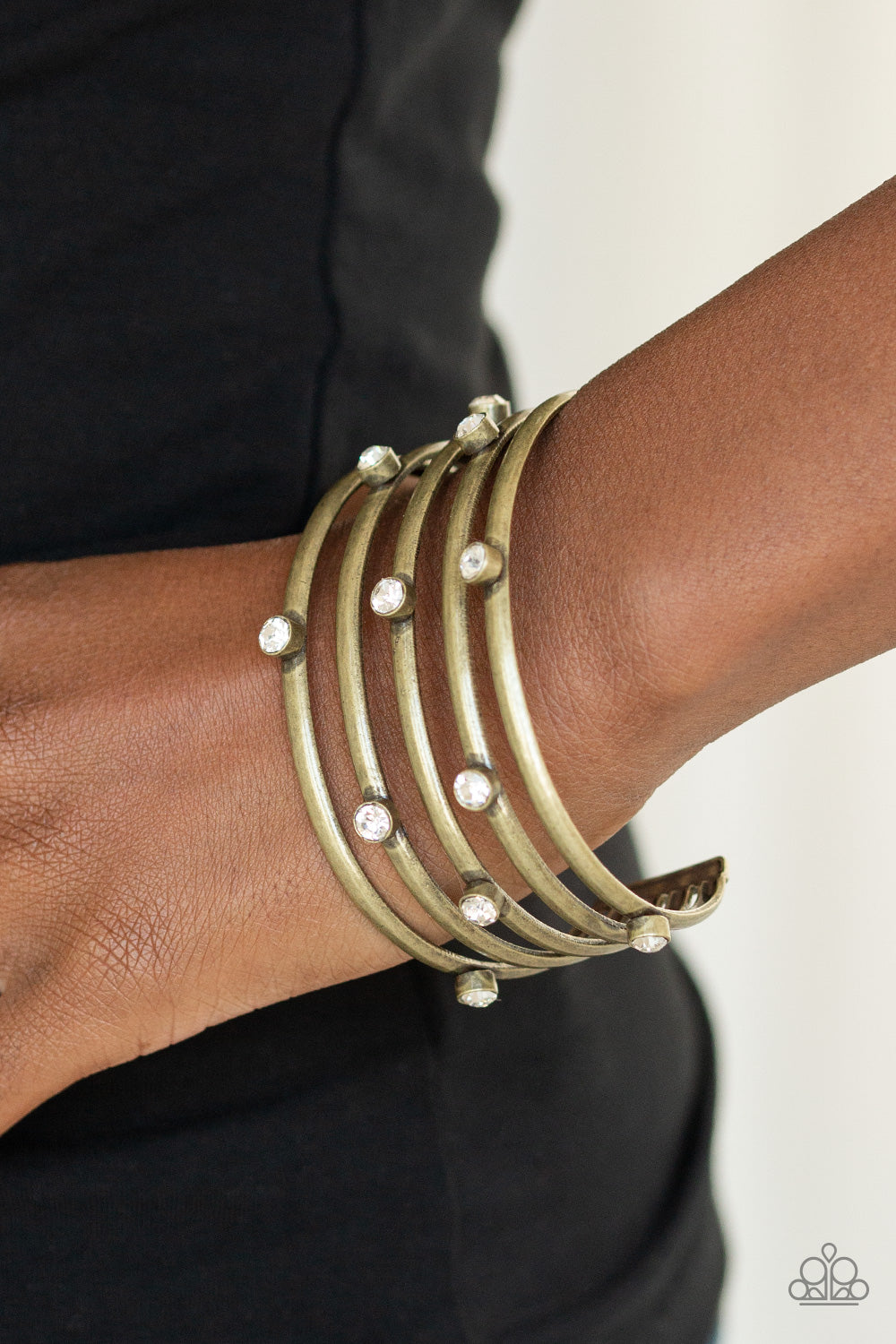 Paparazzi Accessories Sugarlicious Sparkle Brass Bracelets - Lady T Accessories