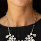 Paparazzi Accessories Debutante Drama - White Necklaces - Lady T Accessories