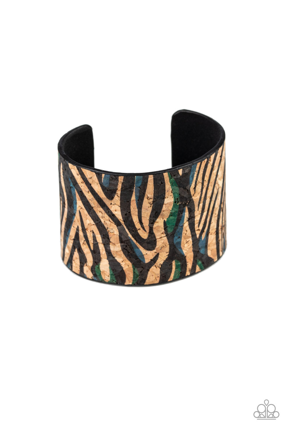 Paparazzi Accessories Show Your Stripes - Blue Bracelets - Lady T Accessories