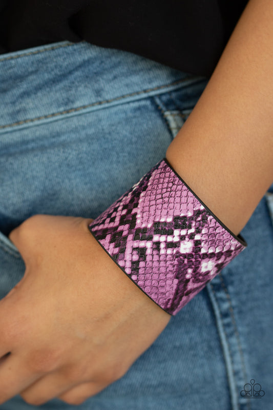Paparazzi Accessories The Rest is HISS-tory - Purple Bracelets - Lady T Accessories
