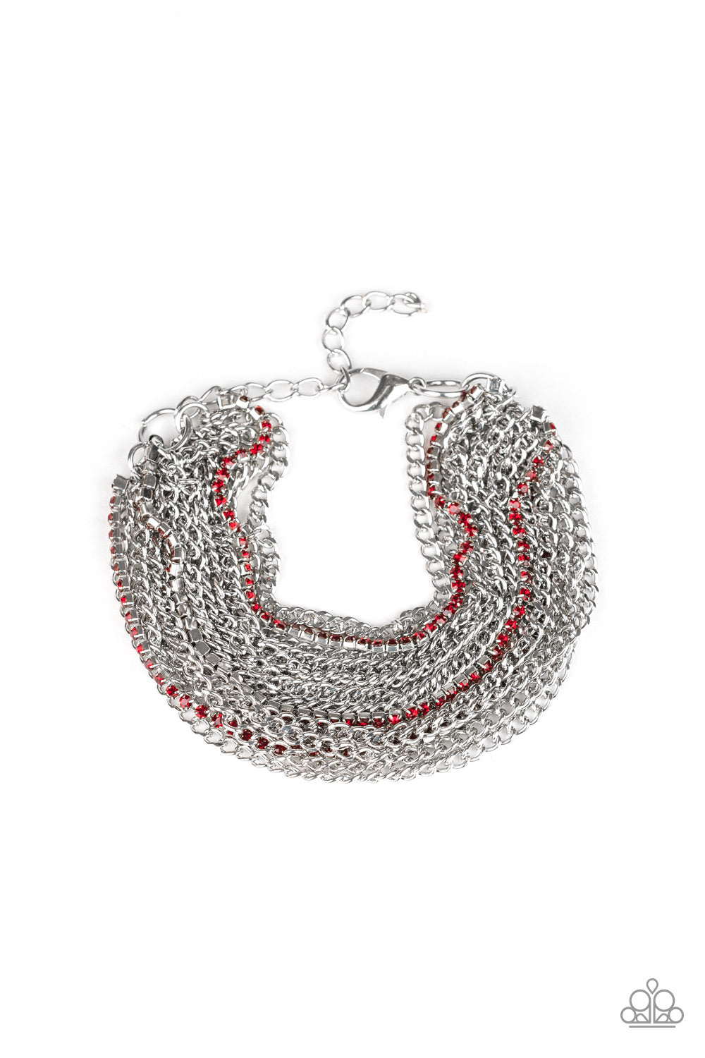 Paparazzi Accessories Pour Me Another - Red Bracelets - Lady T Accessories