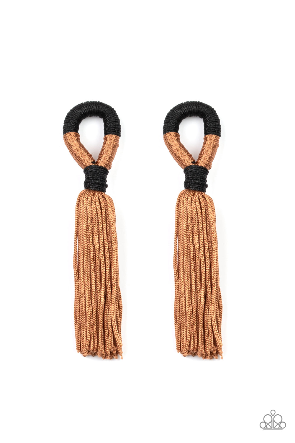 Paparazzi Accessories Moroccan Mambo - Brown Earrings - Lady T Accessories