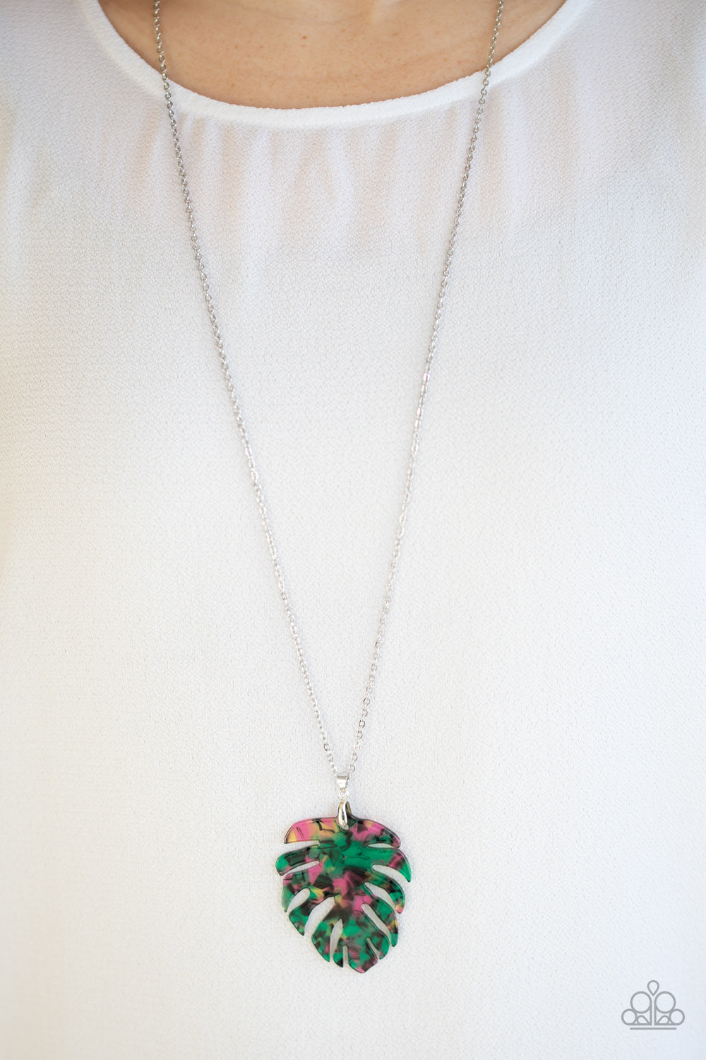 Paparazzi Accessories Prismatic Palms - Green Necklaces - Lady T Accessories