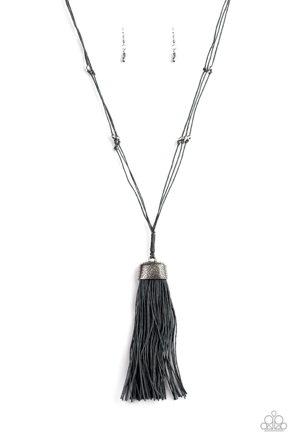 Paparazzi Accessories Brush it Off - Silver Necklaces - Lady T Accessories