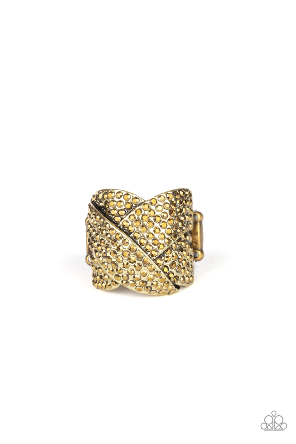 Paparazzi Accessories Scandalous Shimmer - Brass Rings - Lady T Accessories