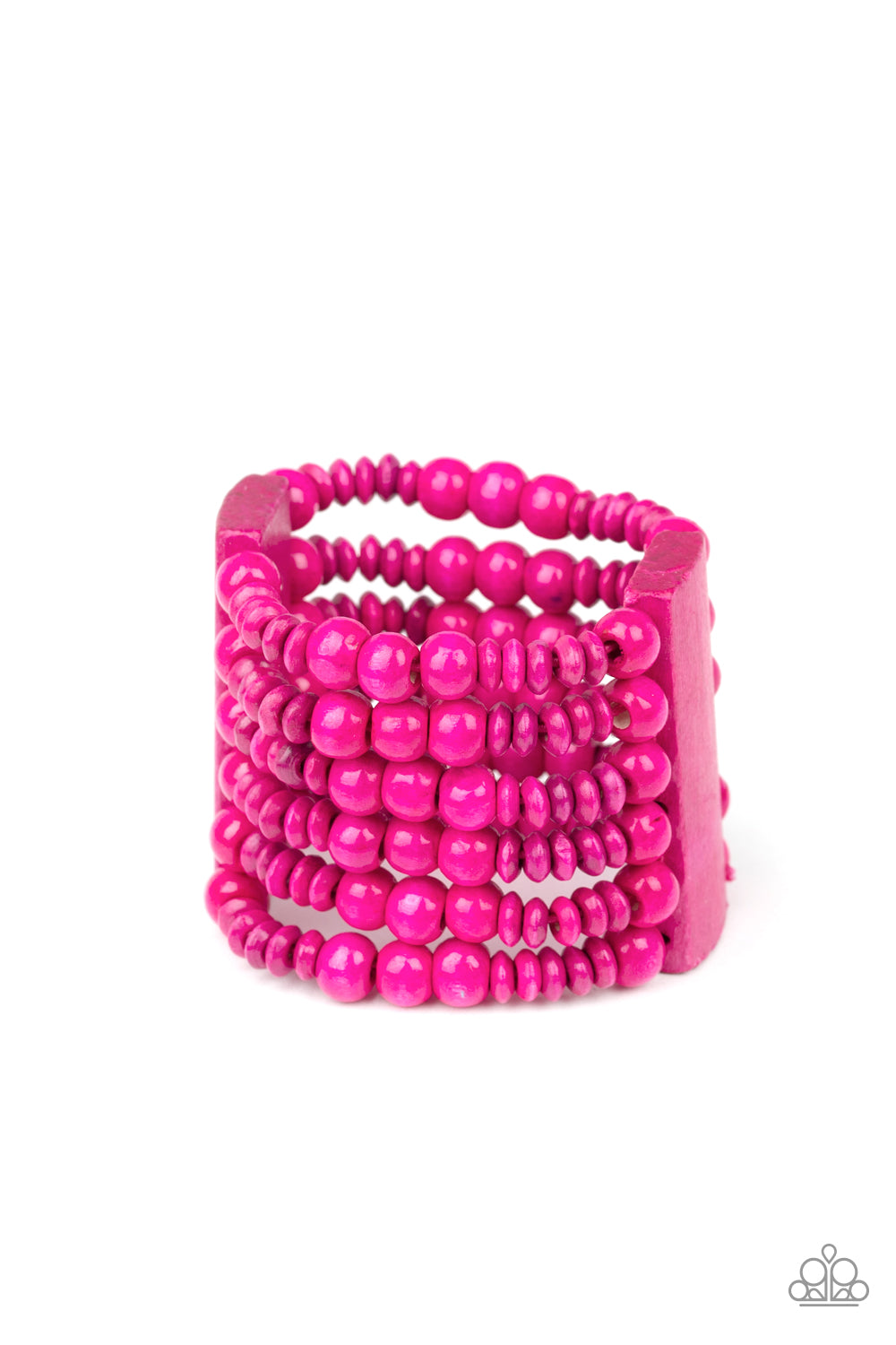 Paparazzi Accessories Dont Stop BELIZE-ing - Pink Bracelets - Lady T Accessories