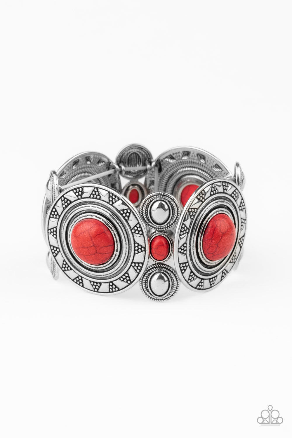 Paparazzi Accessories Sunny Salutations - Red Bracelets - Lady T Accessories