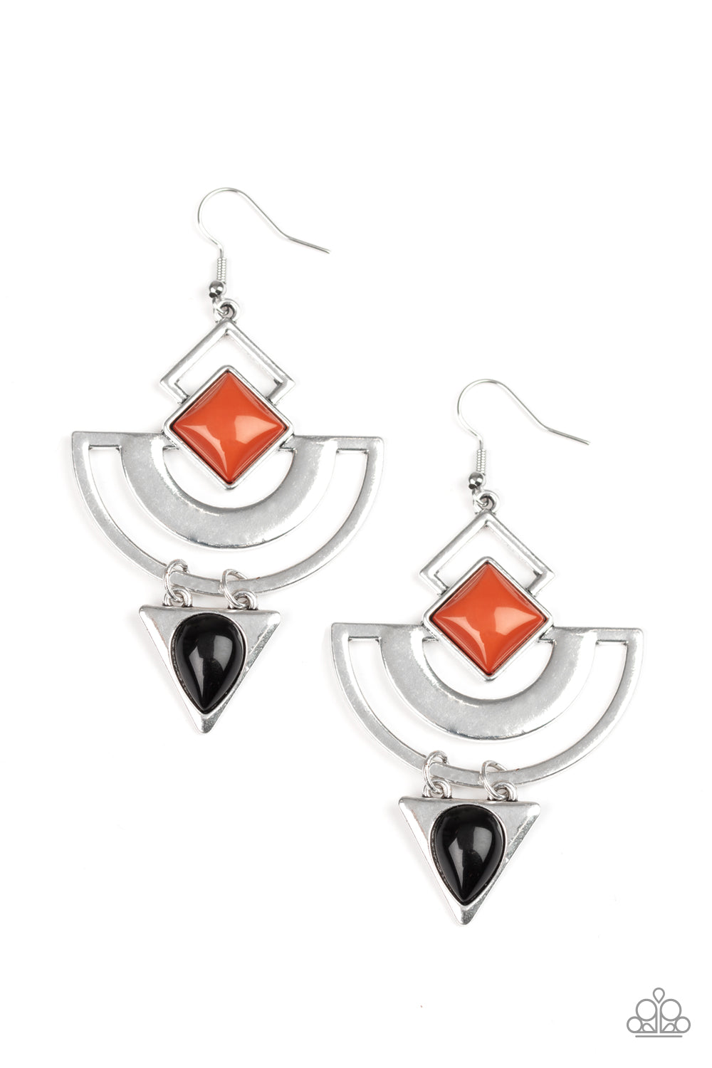 Paparazzi Accessories Geo Gypsy - Multi Earrings - Lady T Accessories