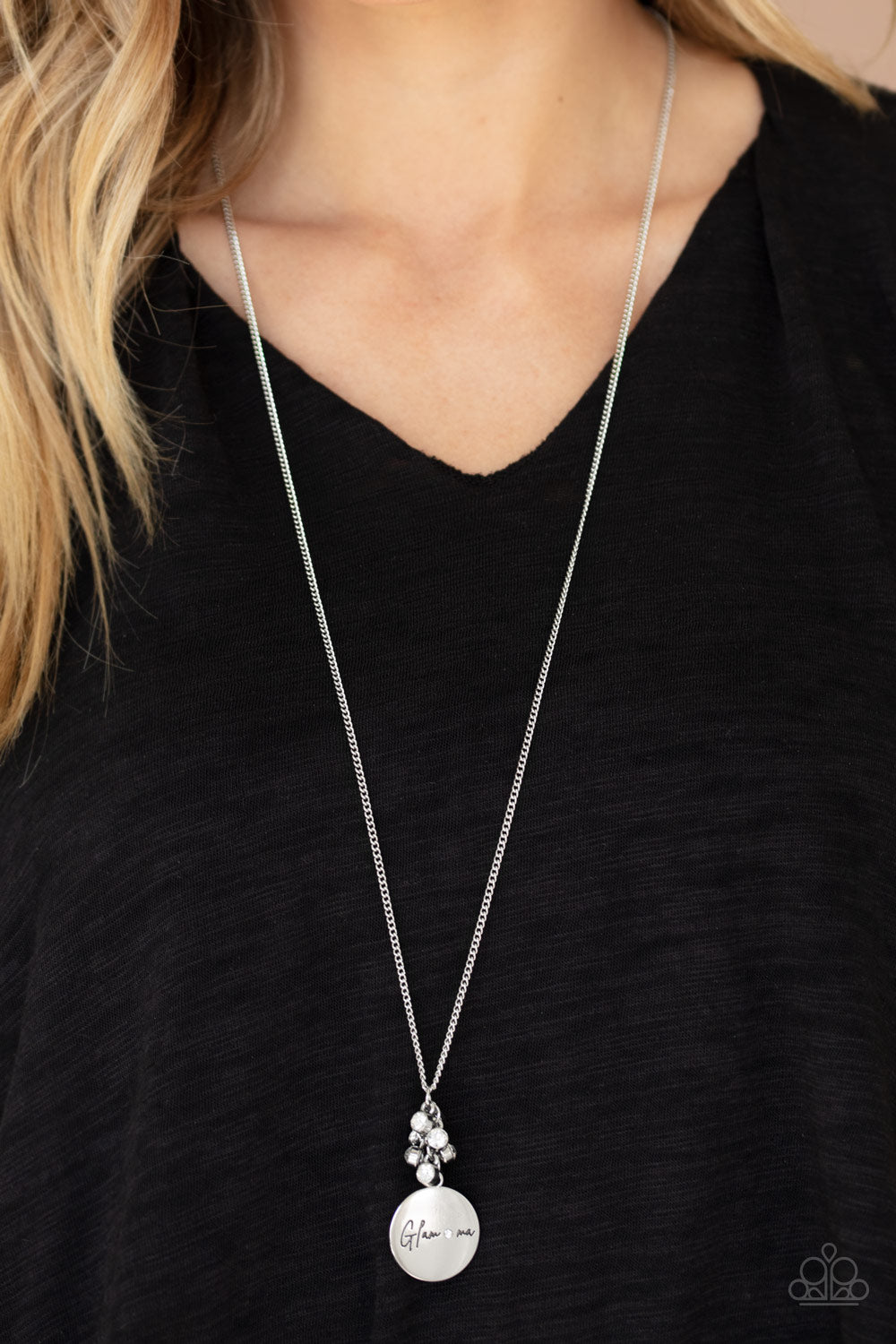 Paparazzi Accessories Going for GLAM-ma White Necklaces - Lady T Accessories