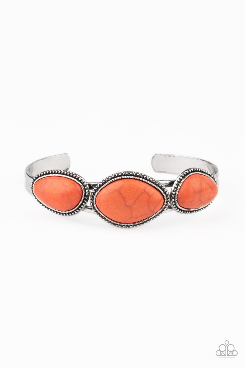 Paparazzi Accessories Stone Solace - Orange Bracelets - Lady T Accessories