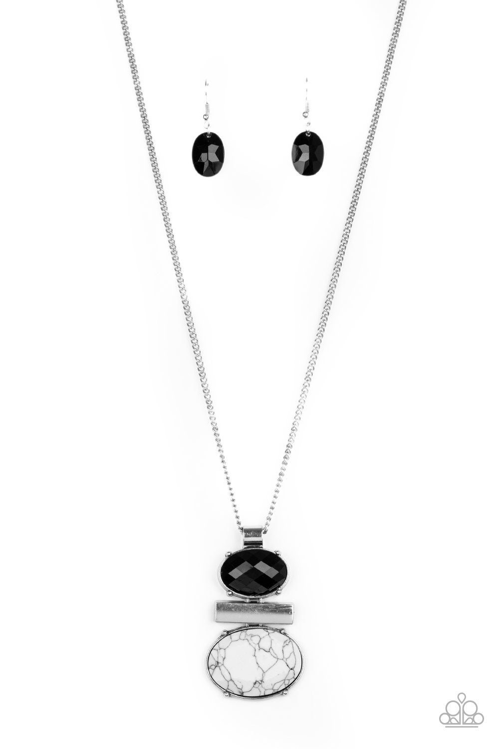 Paparazzi Accessories Finding Balance - Black Necklaces - Lady T Accessories