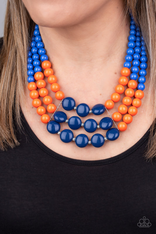 Paparazzi Accessories Beach Bauble - Blue Necklaces - Lady T Accessories