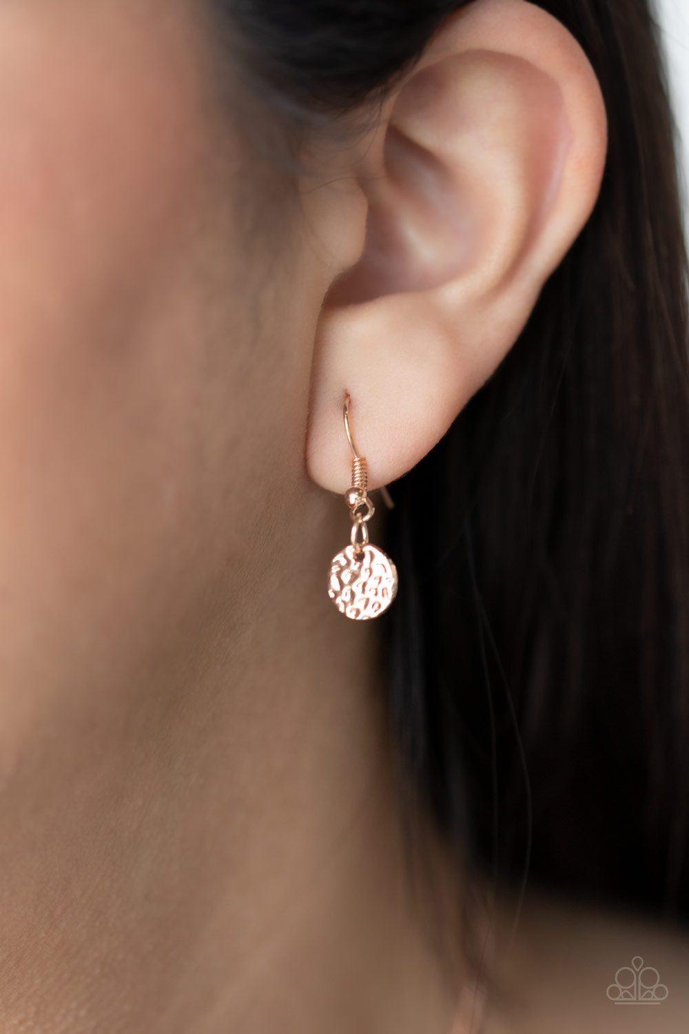 Paparazzi Accessories RADIAL Waves - Rose Gold Necklaces - Lady T Accessories