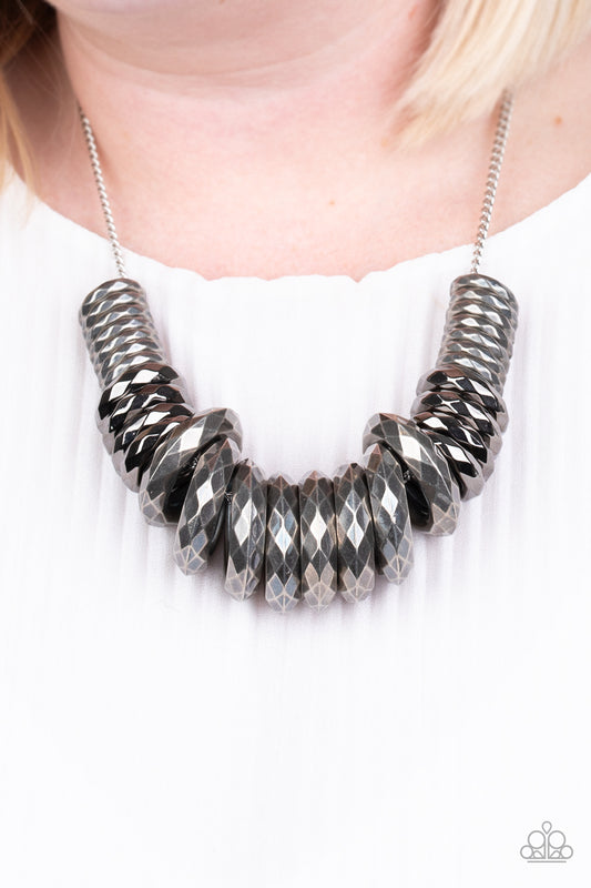 Paparazzi Accessories Haute Hardware - Silver Necklaces - Lady T Accessories