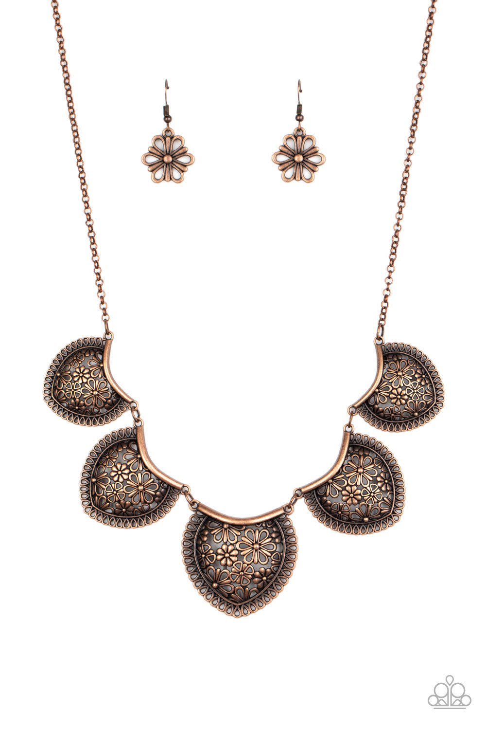 Paparazzi Accessories Garden Pixie - Copper Necklaces - Lady T Accessories