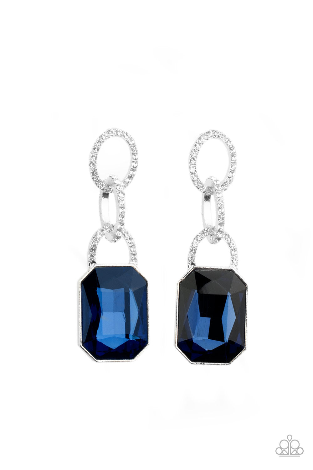 Paparazzi Accessories Superstar Status - Blue Earrings - Lady T Accessories
