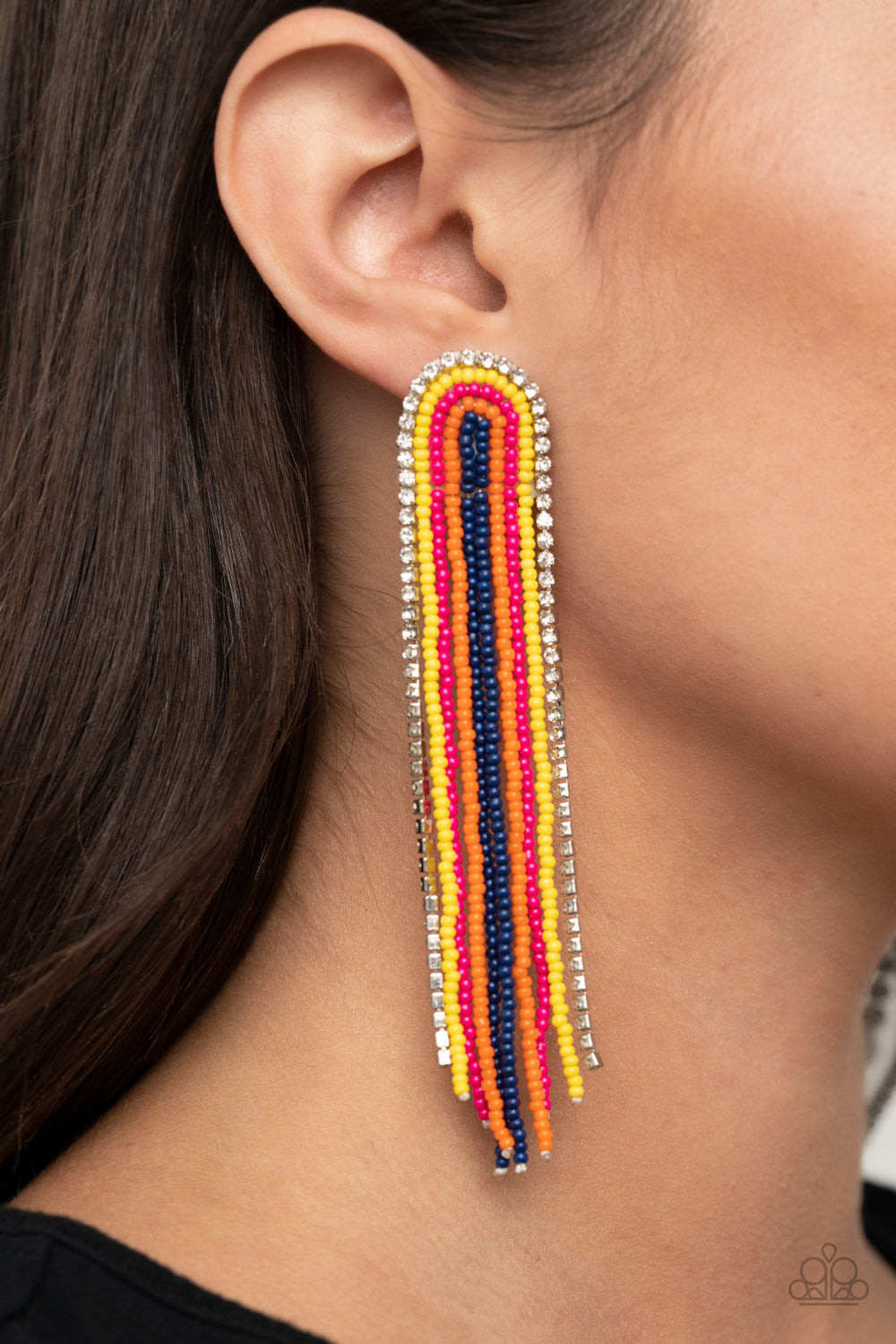 Paparazzi Accessories Let There BEAD Light - Multi Earrings - Lady T Accessories