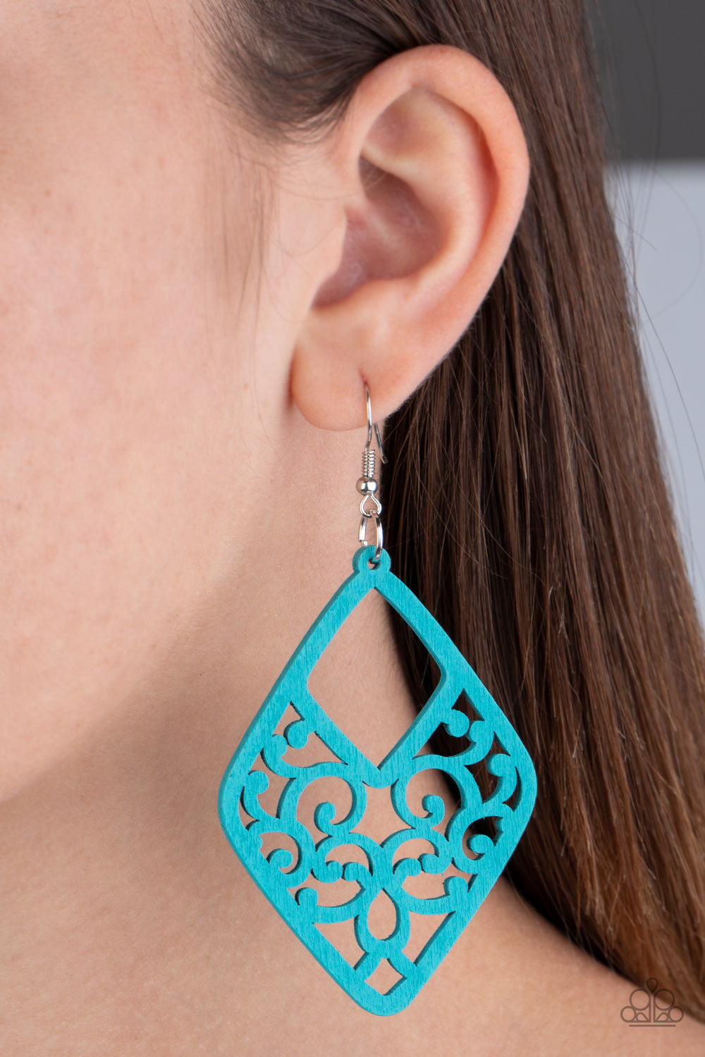 Paparazzi Accessories VINE for the Taking - Blue Earrings - Lady T Accessories