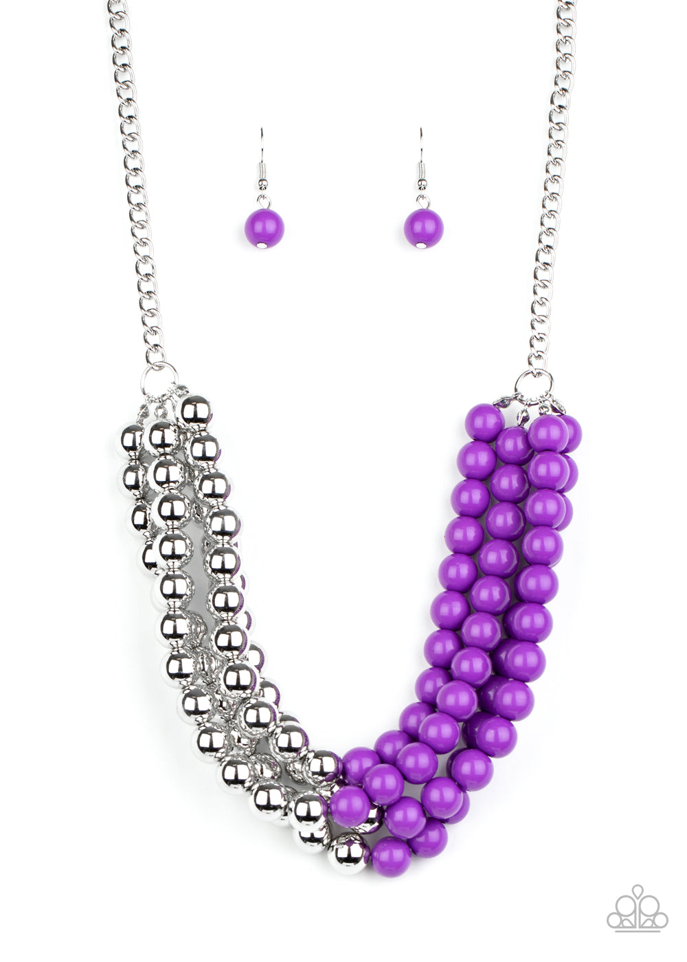 Paparazzi Accessories Layer After Layer - Purple Necklaces - Lady T Accessories