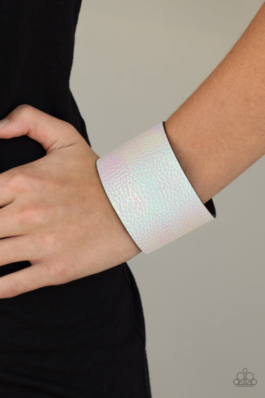 Paparazzi Accessories Cosmo Cruise - White Bracelets  - Lady T Accessories