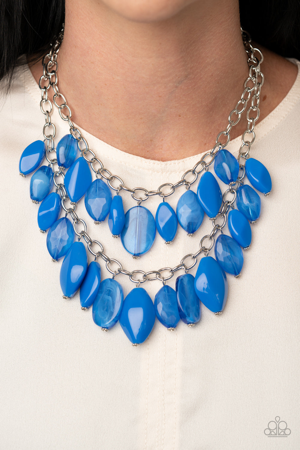 Paparazzi Accessories Palm Beach Beauty - Blue Necklaces - Lady T Accessories