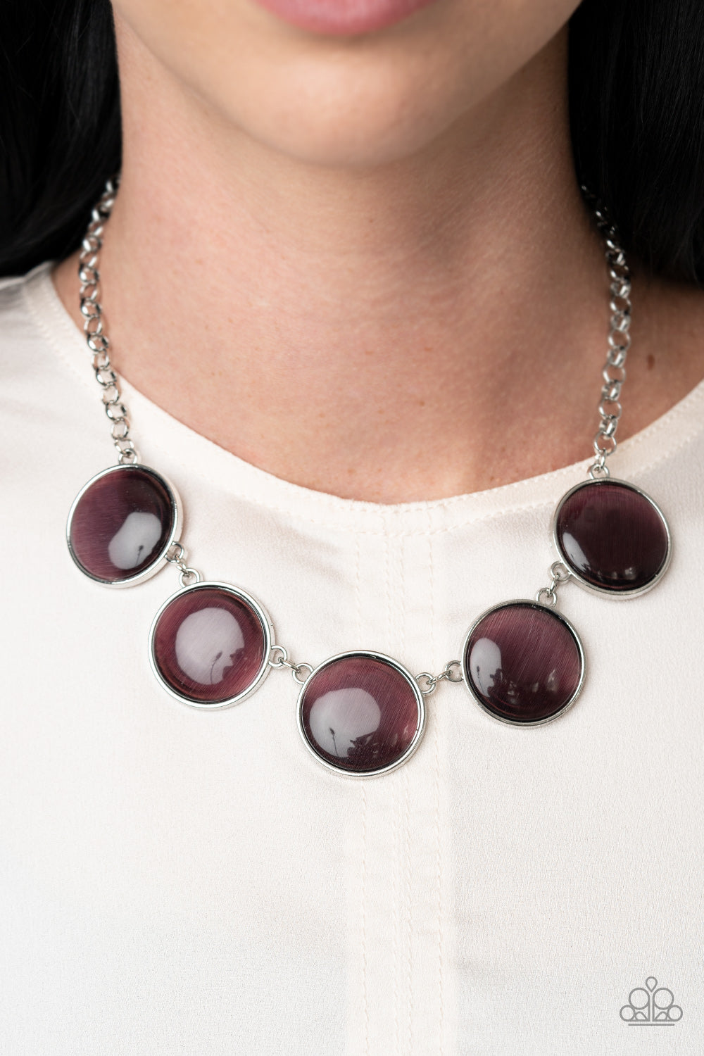 Paparazzi Accessories Ethereal Escape - Purple Necklaces - Lady T Accessories