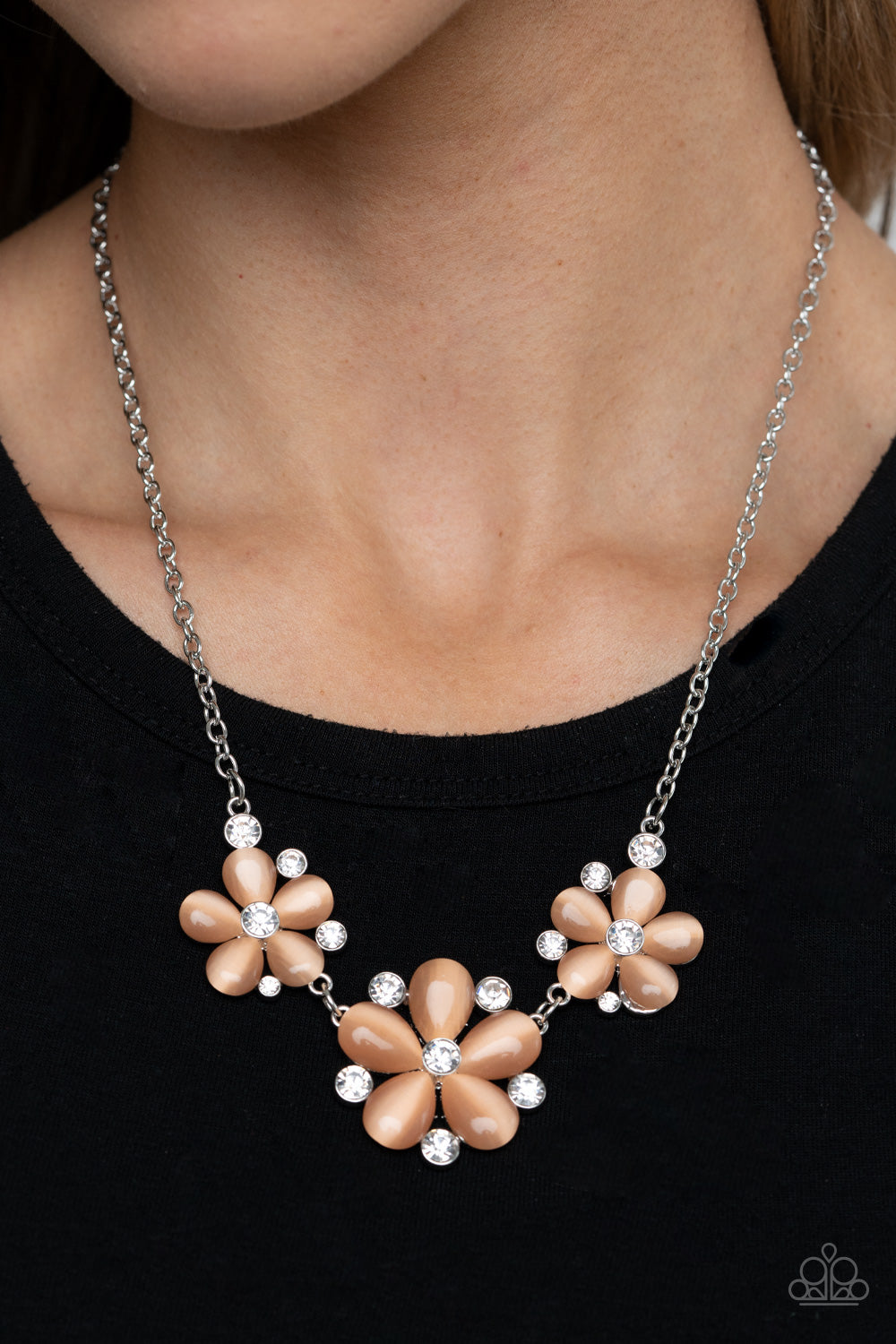 Paparazzi Accessories Effortlessly Efflorescent - Orange Necklaces - Lady T Accessories