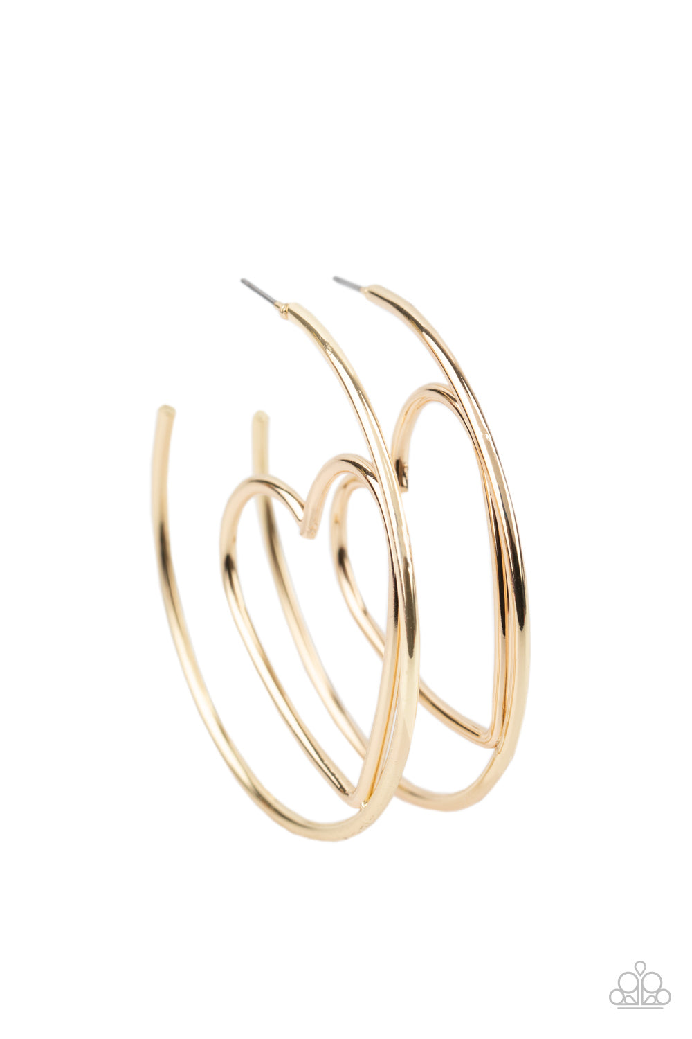 Paparazzi Accessories Love at First BRIGHT - Gold Hoop Earrings - Lady T Accessories