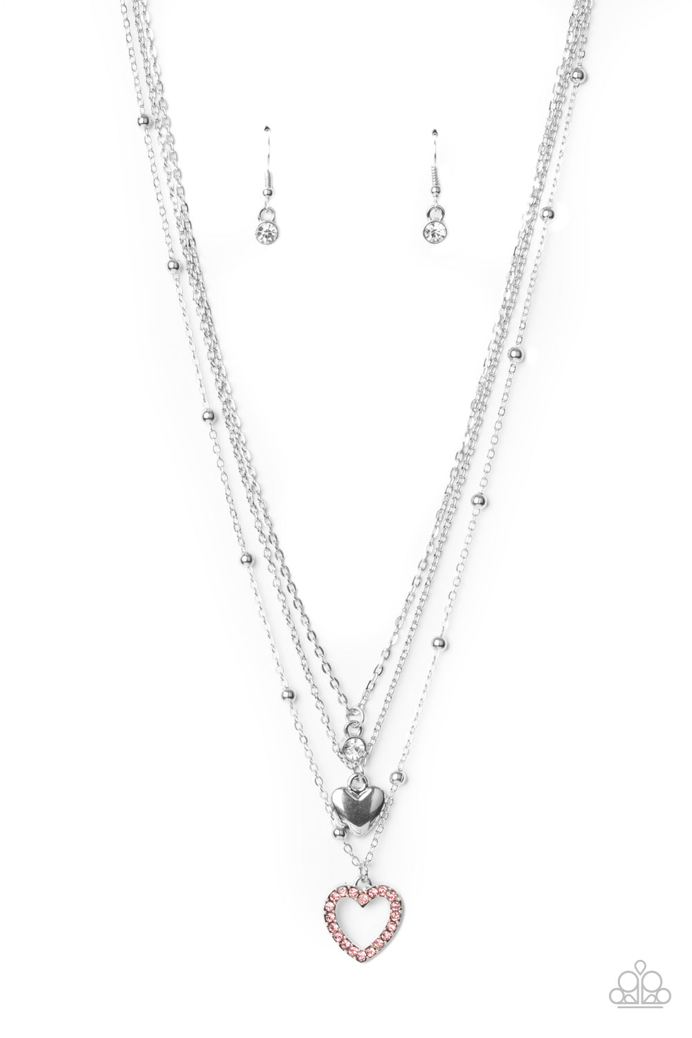 Paparazzi Accessories Never Miss a Beat - Pink Necklaces - Lady T Accessories