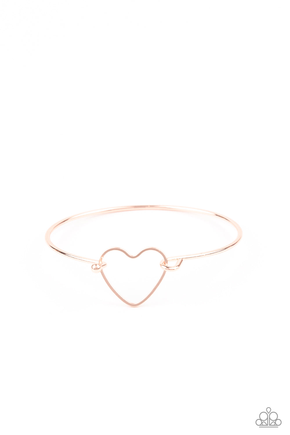 Paparazzi Accessories Make Yourself HEART - Rose Gold Bracelets - Lady T Accessories