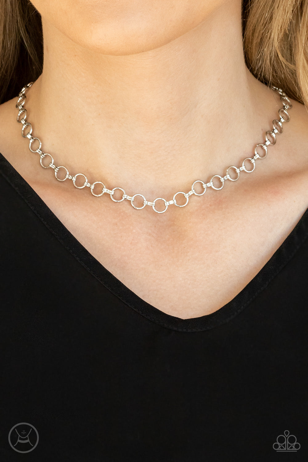 Paparazzi Accessories Insta Connection - Silver Necklaces - Lady T Accessories