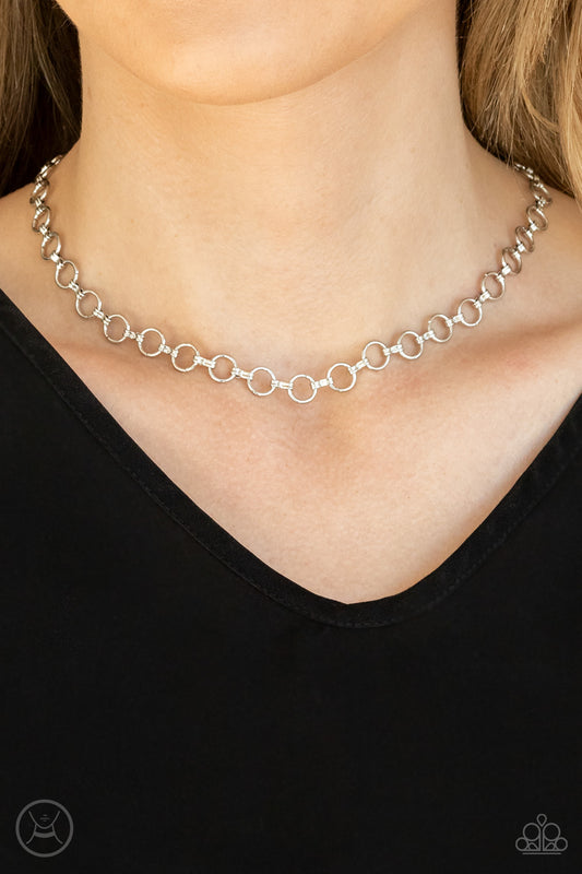 Paparazzi Accessories Insta Connection - Silver Necklaces - Lady T Accessories