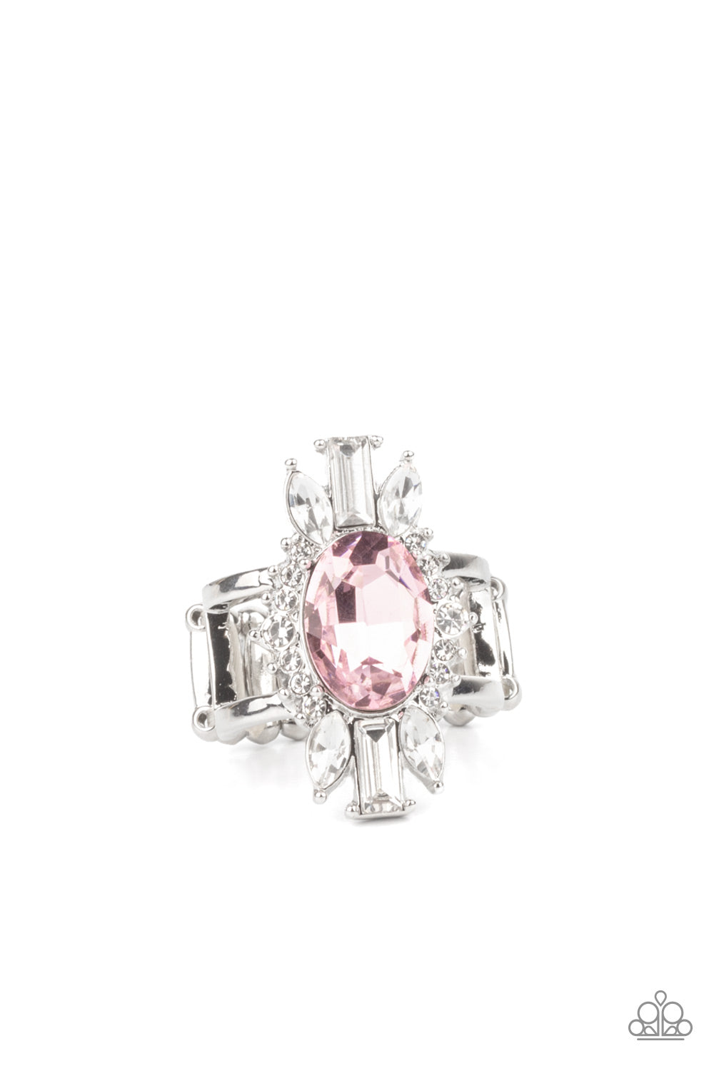 Paparazzi Accessories Icy Icon - Pink Rings - Lady T Accessories