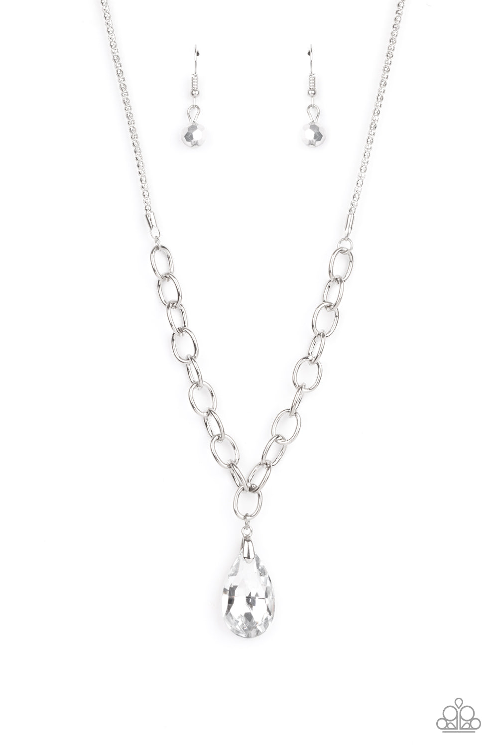 Paparazzi Accessories Mega Modern - Silver Necklaces - Lady T Accessories